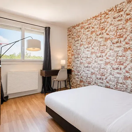 Lägenhet Brick Loft - Ventilation & Fraicheur - Parking Gratuit - Ideal Familles - Proche Centre-ville *